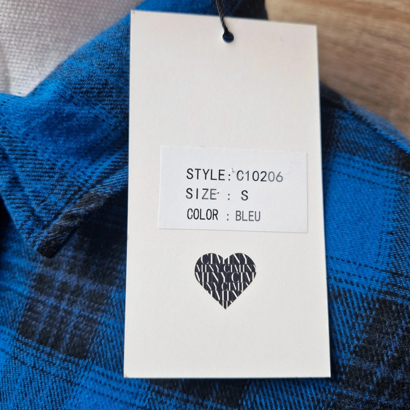 Vestido camisa a cuadros – photo 4